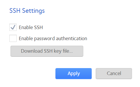 SSH Settings