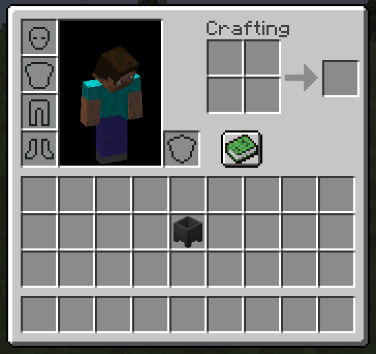 Cauldron in the inventory