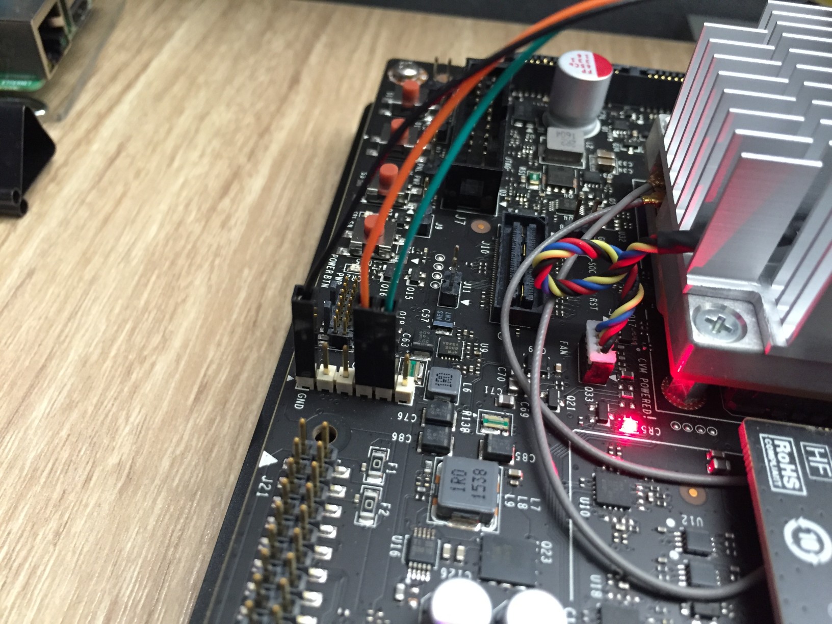 Dev board J17