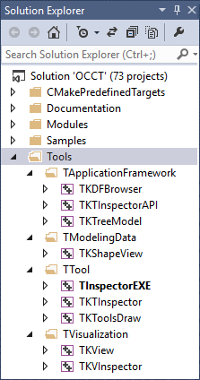 Inspector packages in MS Visual Studio