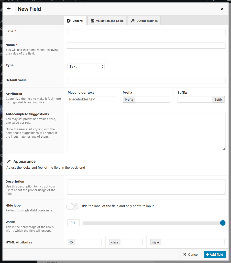 new-field-editor