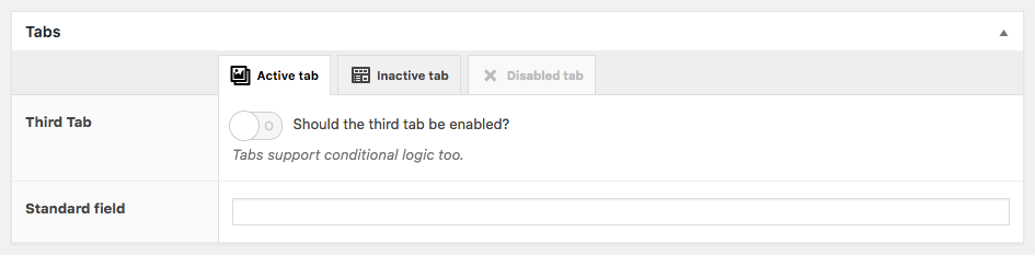 tabs