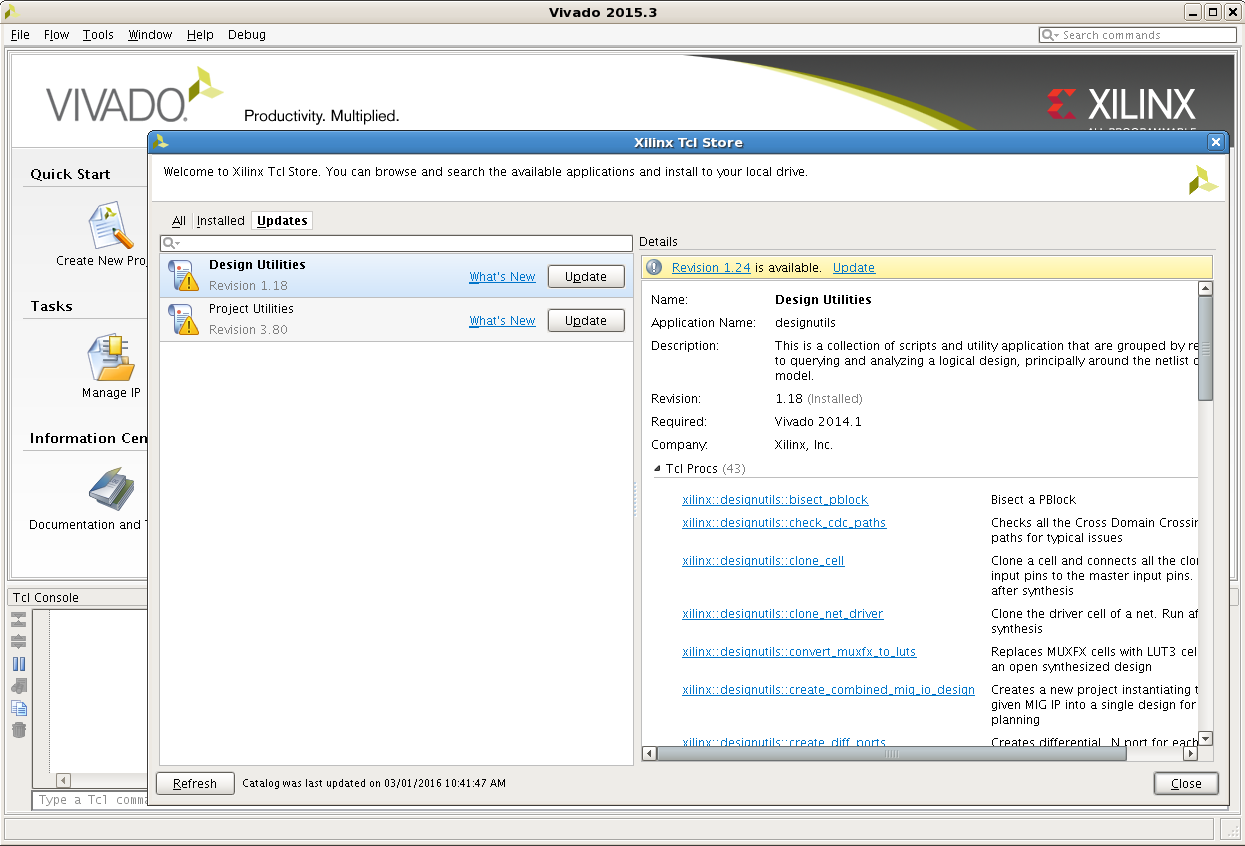 Figure 10 - List Available Updates