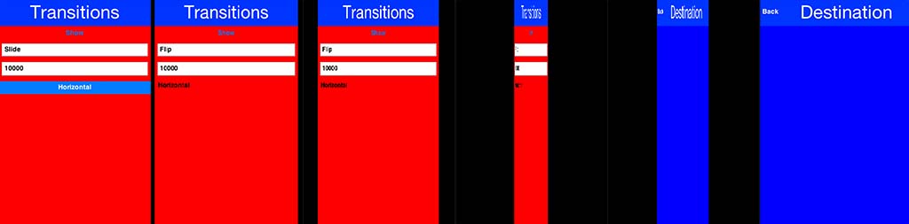 Fade transition is probably the simplest one around