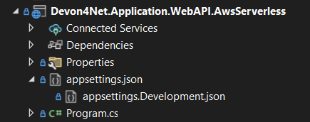 WebAPI AwsServerless structure