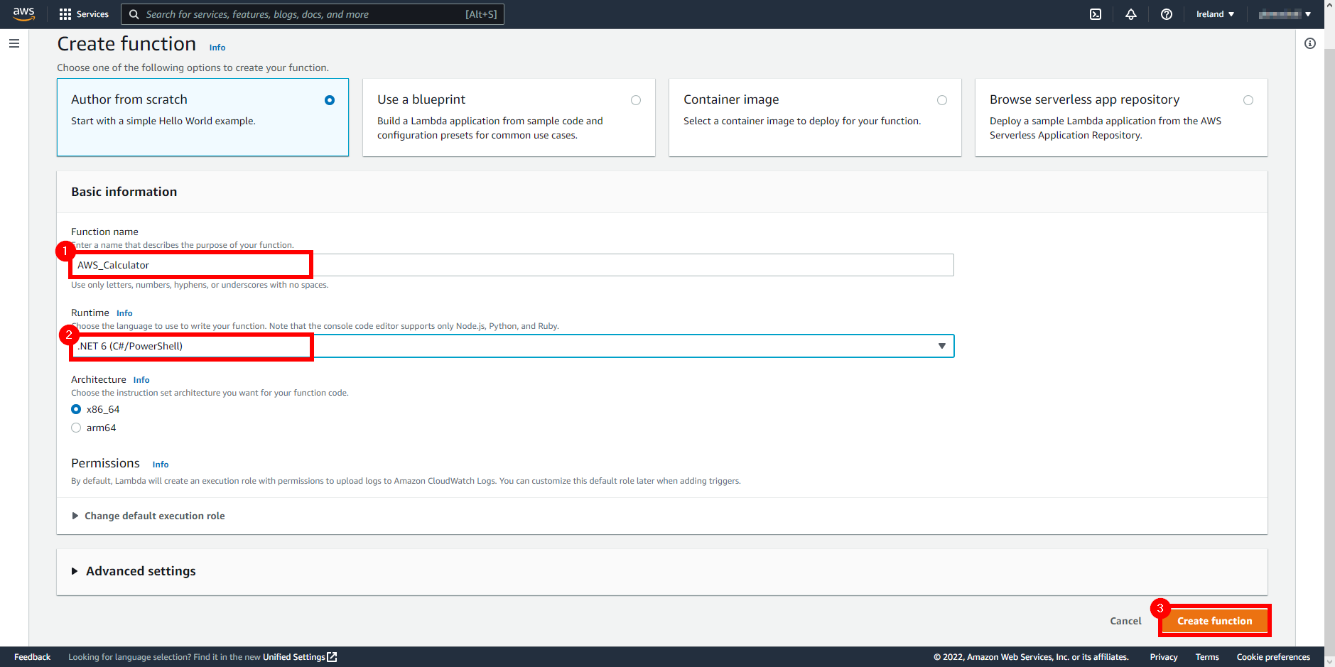 aws create lambda 2