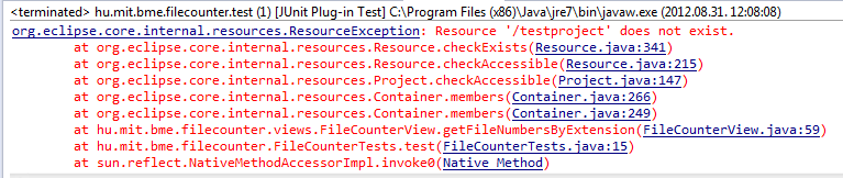 Running test as a JUnit Plug-in test